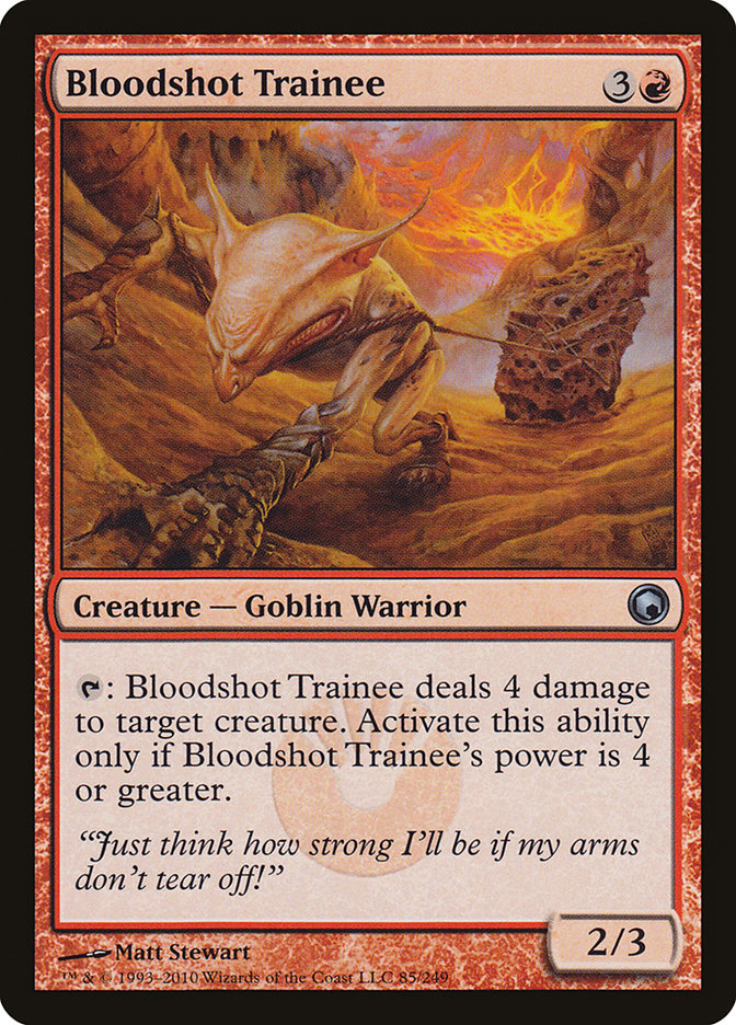 Bloodshot Trainee [Scars of Mirrodin] | Good Games Adelaide SA