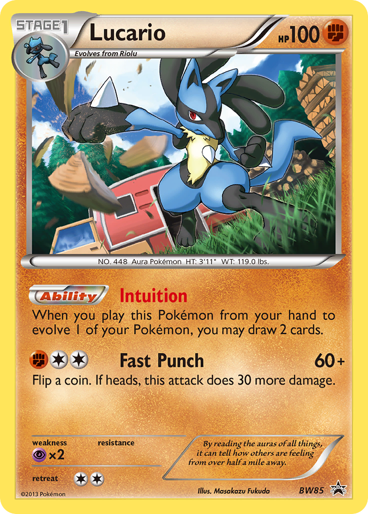 Lucario (BW85) [Black & White: Black Star Promos] | Good Games Adelaide SA