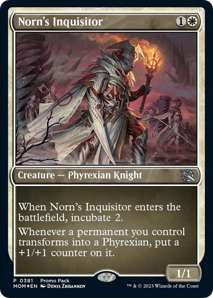 Norns Inquisitor 381 (Promo Pack: March of the Machine)  - Foil | Good Games Adelaide SA