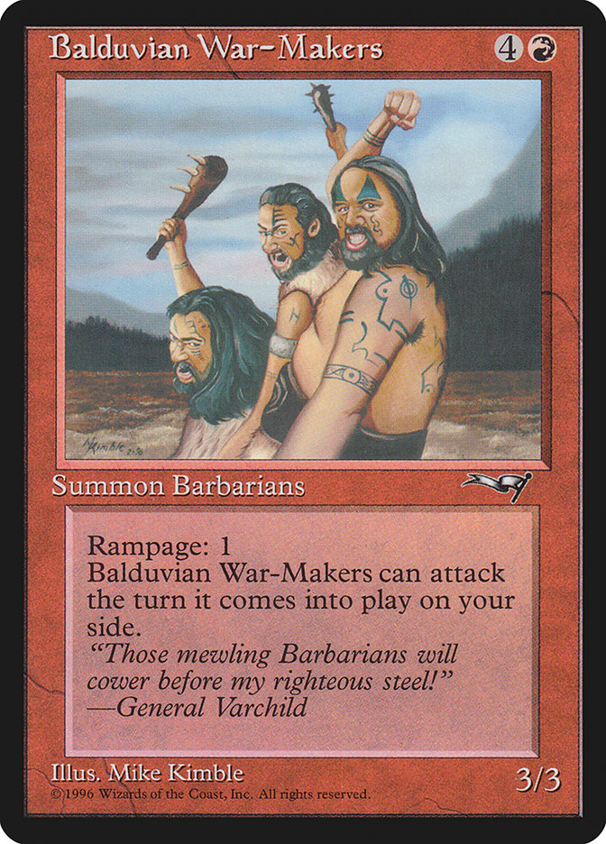 Balduvian War-Makers 98 (Alliances)  | Good Games Adelaide SA