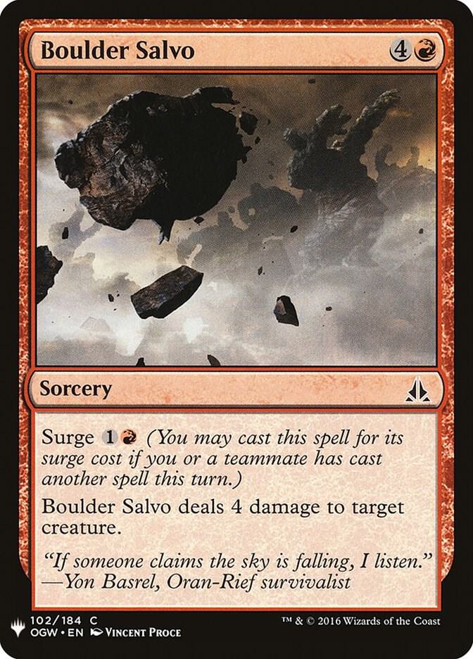 Boulder Salvo 102 (The List Reprints)  | Good Games Adelaide SA