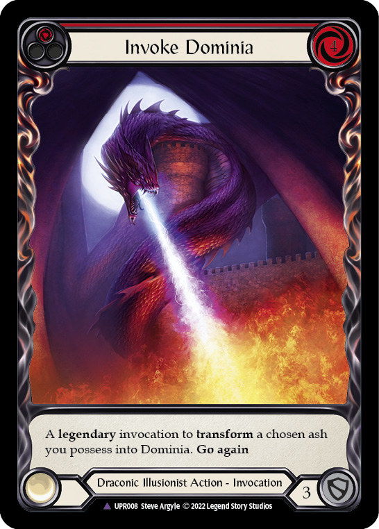 Invoke Dominia // Dominia (Marvel) [UPR008] (Uprising)  Cold Foil | Good Games Adelaide SA