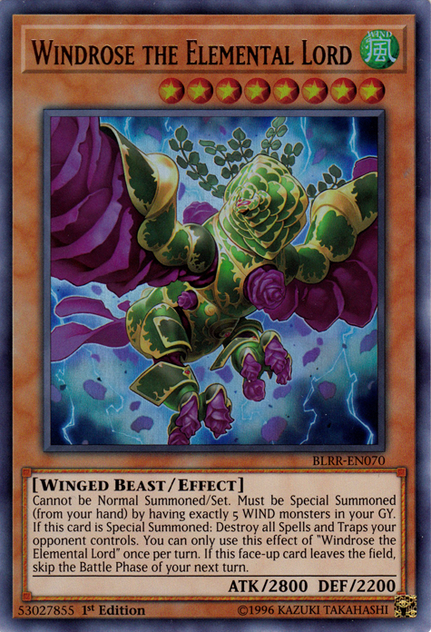 Windrose the Elemental Lord [BLRR-EN070] Ultra Rare | Good Games Adelaide SA