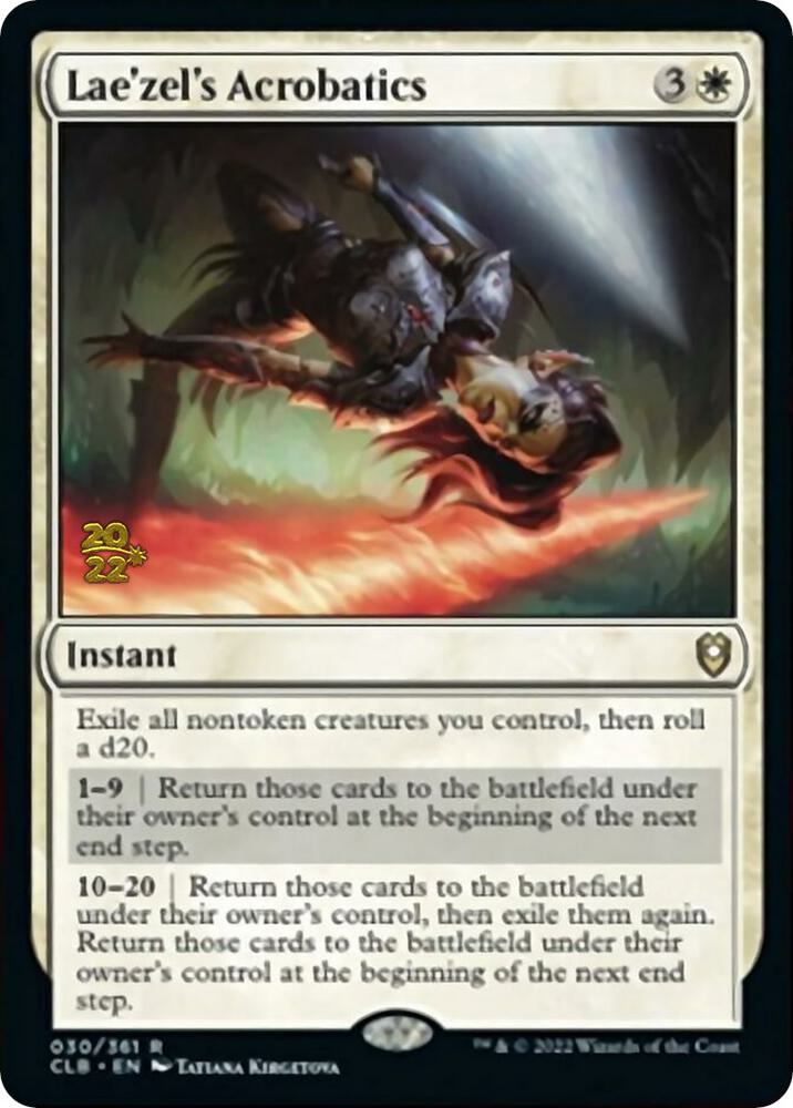Laezels Acrobatics 30 (Prerelease Cards)  - Foil | Good Games Adelaide SA