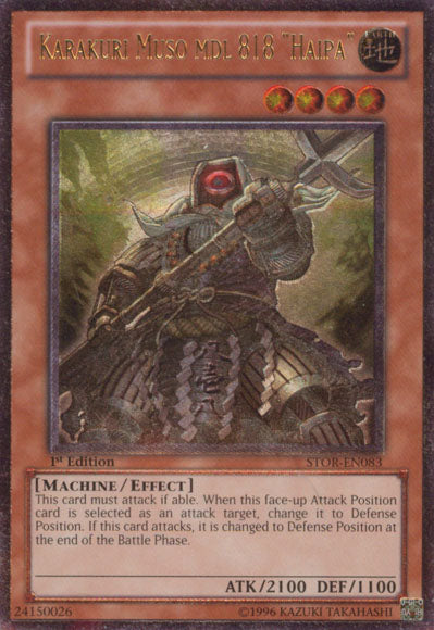 Karakuri Muso mdl 818 "Haipa" [STOR-EN083] Ultimate Rare | Good Games Adelaide SA