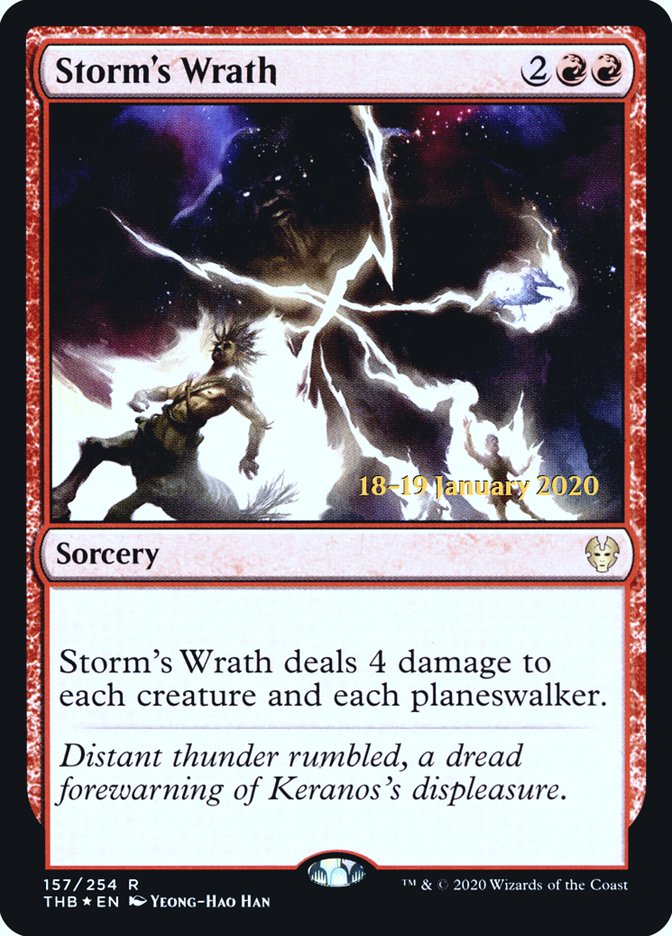 Storm's Wrath [Theros Beyond Death Prerelease Promos] | Good Games Adelaide SA