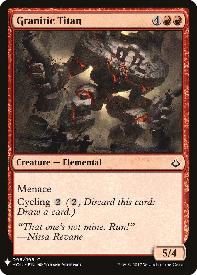 Granitic Titan [Mystery Booster] | Good Games Adelaide SA