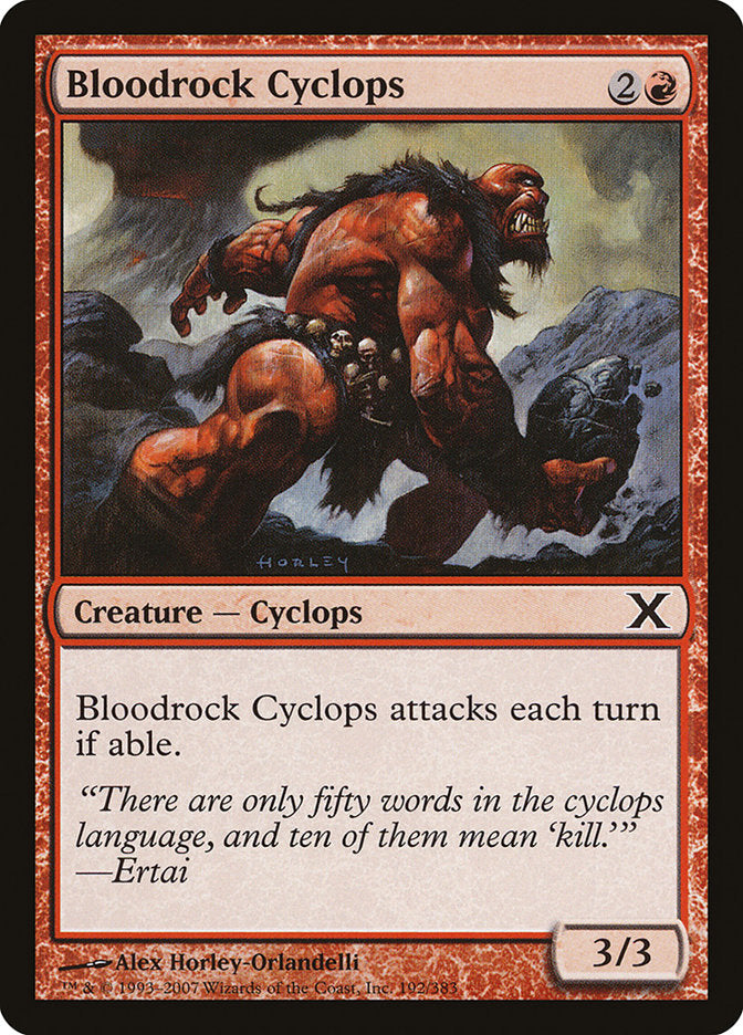 Bloodrock Cyclops [Tenth Edition] | Good Games Adelaide SA