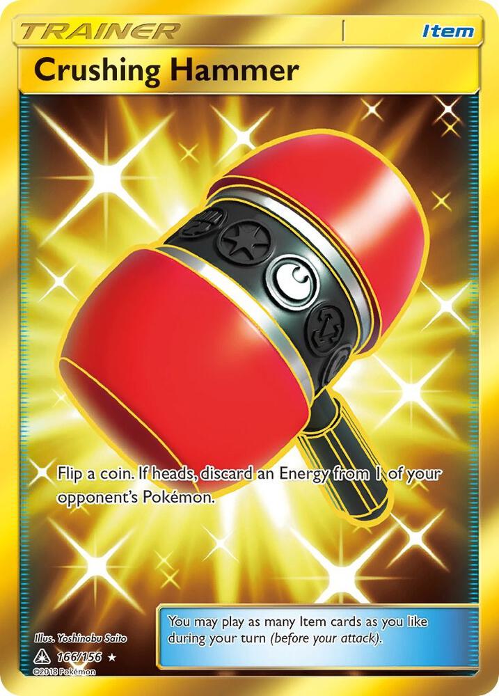 Crushing Hammer Secret Rare 166/156 (SM - Ultra Prism)  - Holofoil | Good Games Adelaide SA