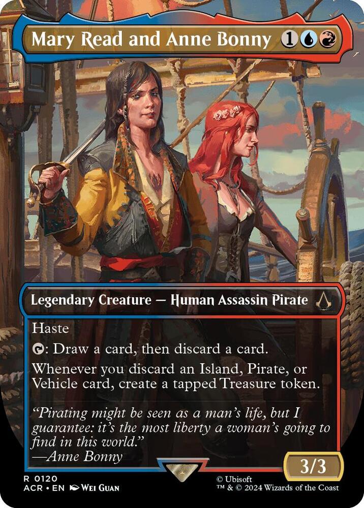 Mary Read and Anne Bonny 120 (Universes Beyond: Assassin's Creed)  - Foil | Good Games Adelaide SA