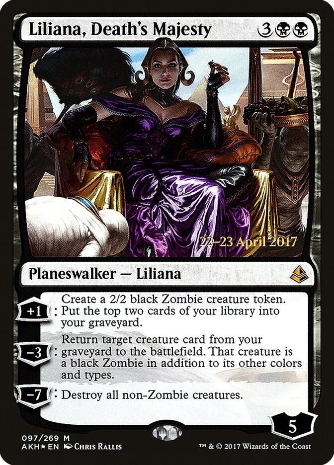 Liliana Deaths Majesty 97 (Prerelease Cards)  - Foil | Good Games Adelaide SA