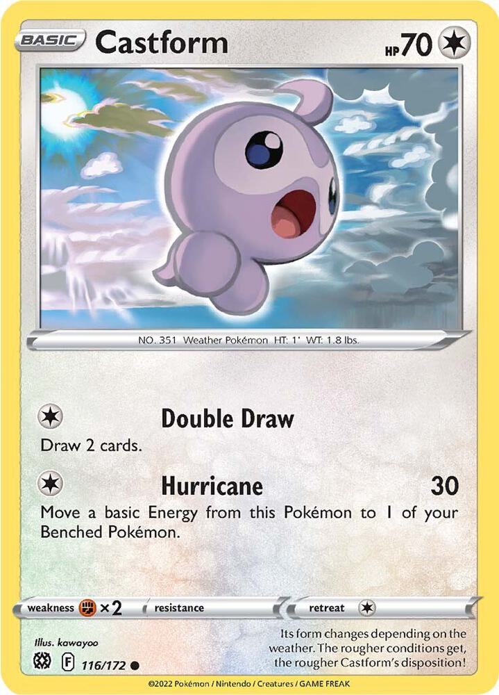 Castform 116/172 (SWSH09: Brilliant Stars)  | Good Games Adelaide SA