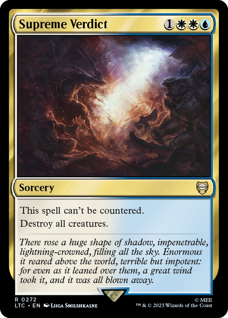 Supreme Verdict [The Lord of the Rings: Tales of Middle-Earth Commander] | Good Games Adelaide SA