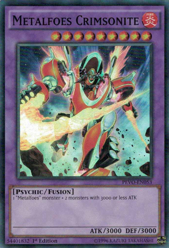 Metalfoes Crimsonite [PEVO-EN053] Super Rare | Good Games Adelaide SA