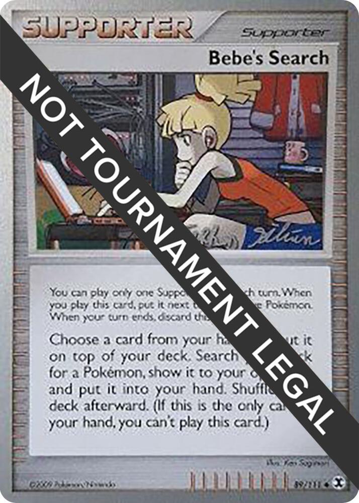 Bebes Search 2009 Stephen Silvestro 89/111 (World Championship Decks)  | Good Games Adelaide SA
