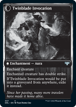 Twinblade Geist // Twinblade Invocation [Innistrad: Double Feature] | Good Games Adelaide SA