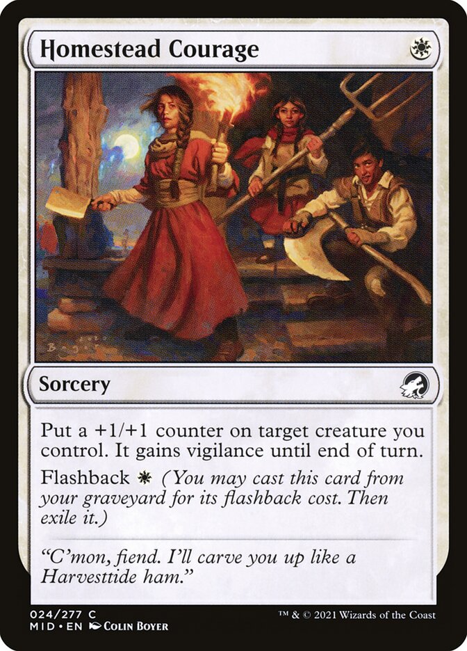 Homestead Courage 24 (Innistrad: Midnight Hunt)  | Good Games Adelaide SA