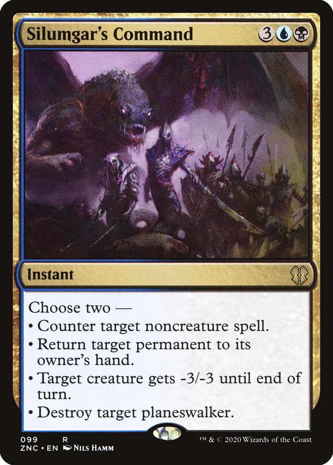 Silumgar's Command 99 (Commander: Zendikar Rising)  | Good Games Adelaide SA