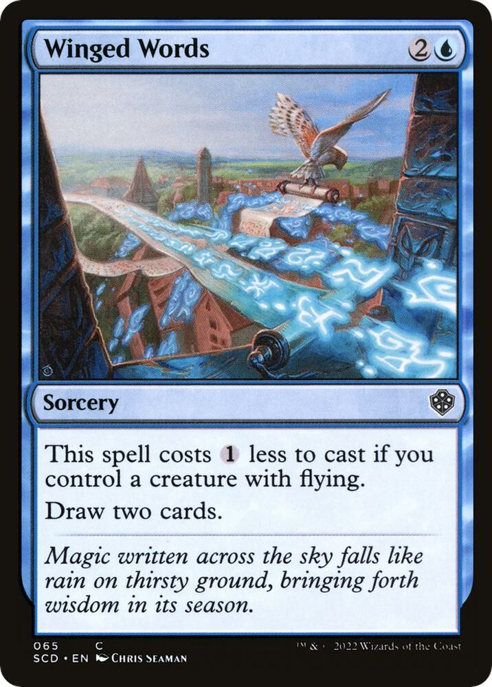 Winged Words 65 (Starter Commander Decks)  | Good Games Adelaide SA
