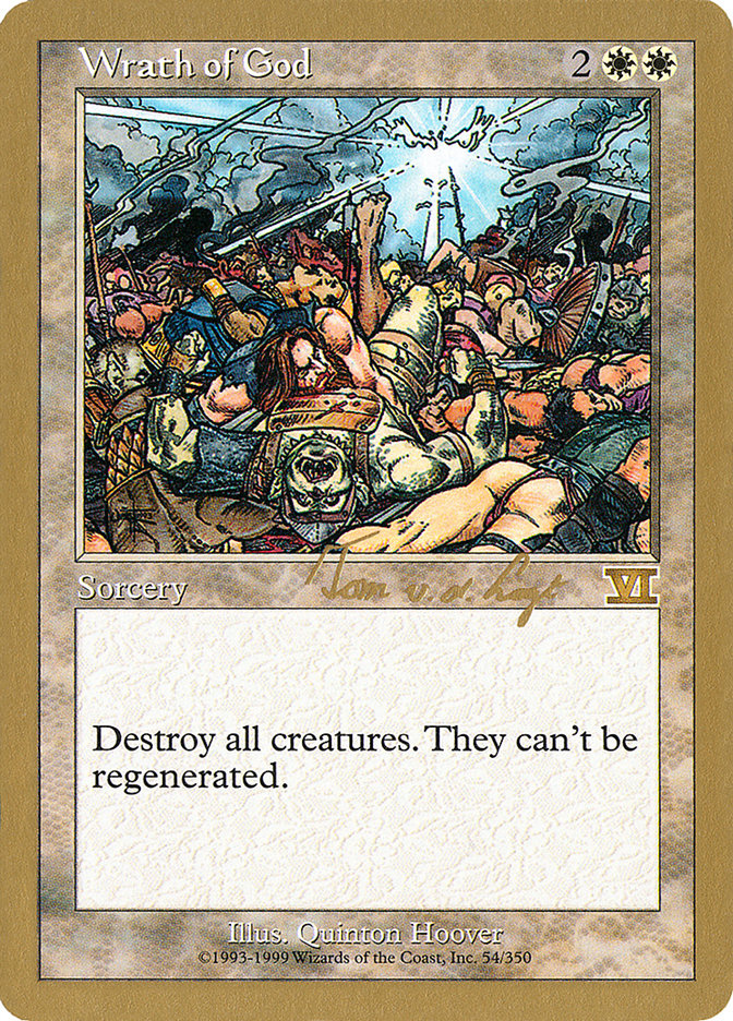Wrath of God (Tom van de Logt) [World Championship Decks 2000] | Good Games Adelaide SA