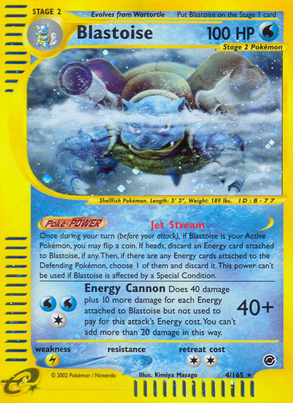 Blastoise (4/165) [Expedition: Base Set] | Good Games Adelaide SA