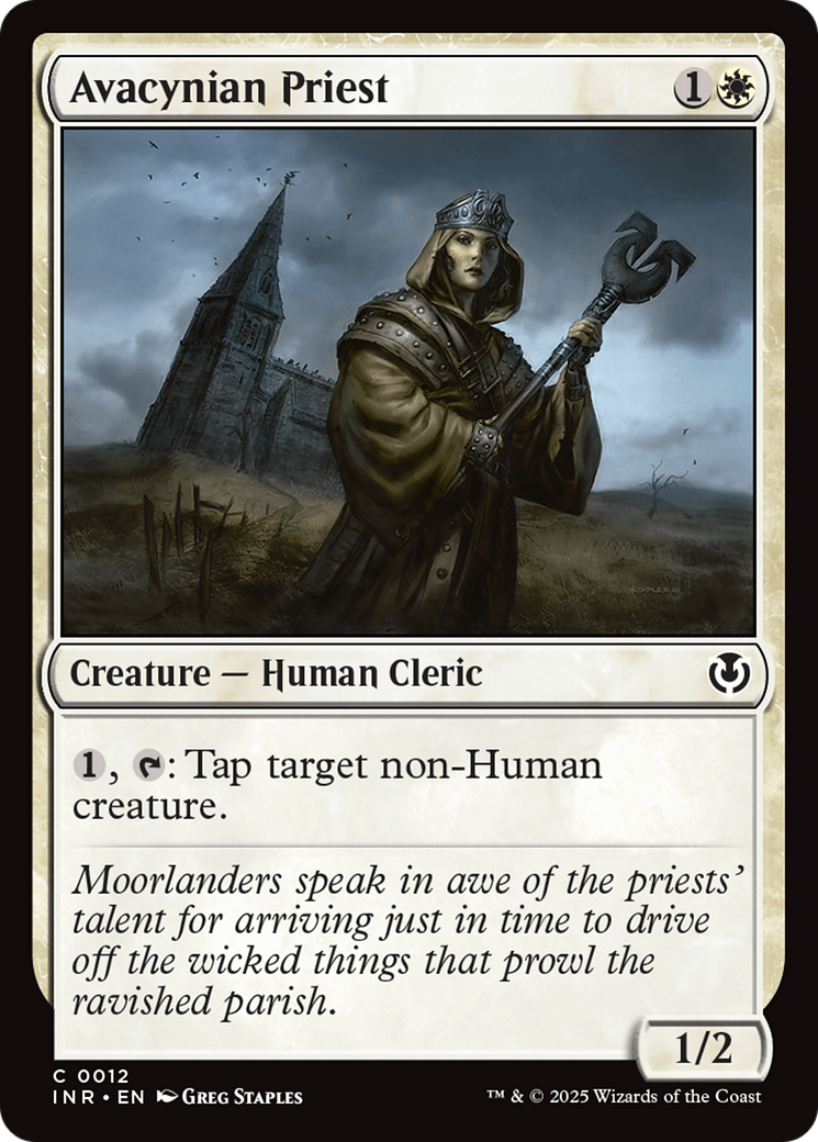 Avacynian Priest [Innistrad Remastered] | Good Games Adelaide SA