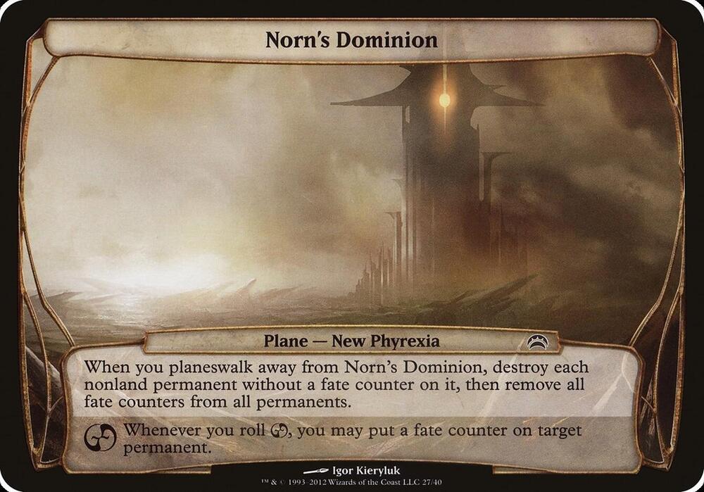 Norns Dominion Planechase 2012 27 (Oversize Cards)  | Good Games Adelaide SA