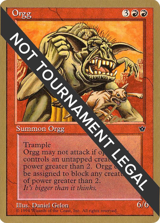 Orgg 1996 Eric Tam FEM et63/308 (World Championship Decks)  | Good Games Adelaide SA