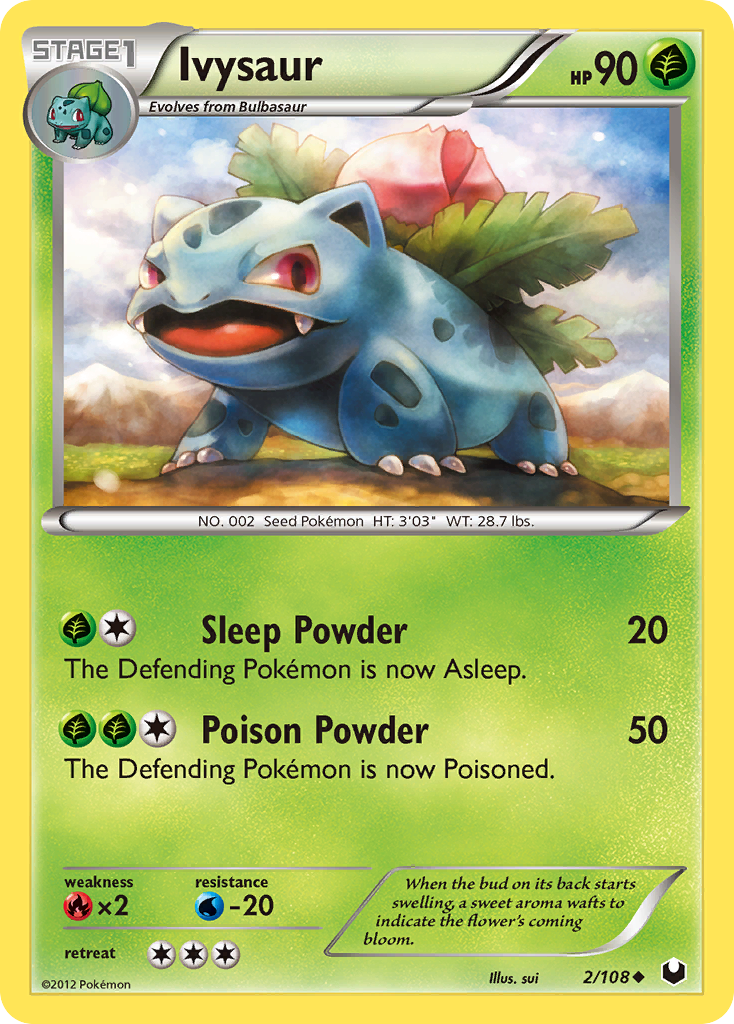 Ivysaur (2/108) [Black & White: Dark Explorers] | Good Games Adelaide SA