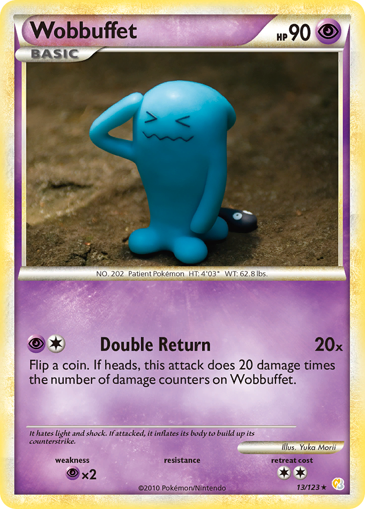 Wobbuffet (13/123) [HeartGold & SoulSilver: Base Set] | Good Games Adelaide SA