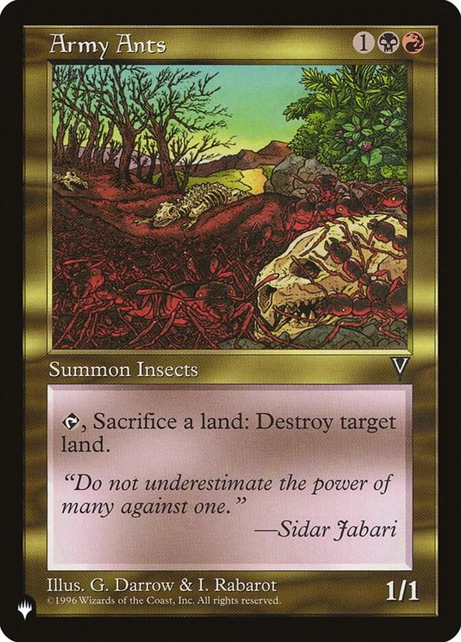 Army Ants  (The List Reprints)  | Good Games Adelaide SA