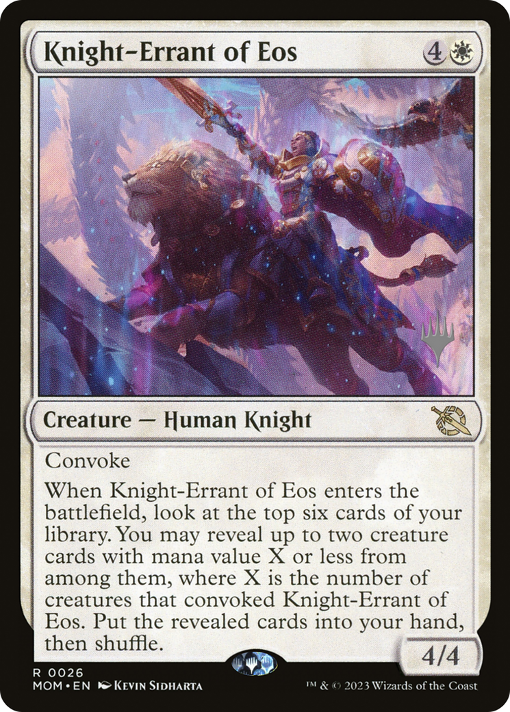 Knight-Errant of Eos (Promo Pack) [March of the Machine Promos] | Good Games Adelaide SA