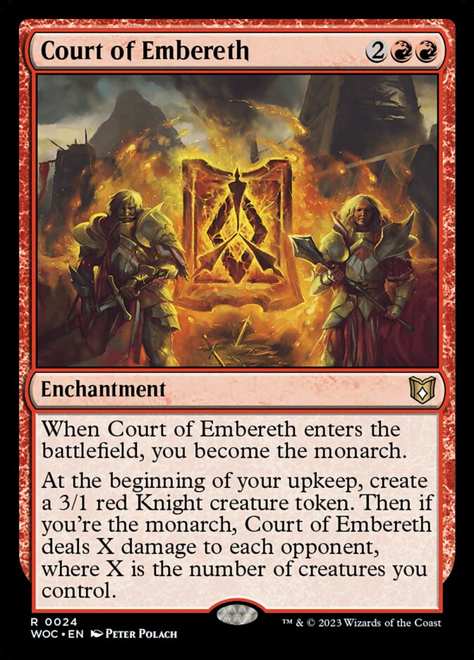 Court of Embereth 24 (Commander: Wilds of Eldraine)  | Good Games Adelaide SA
