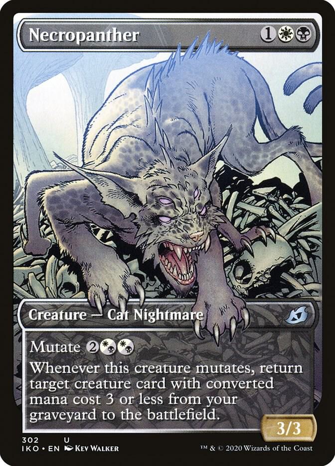 Necropanther 302 (Ikoria: Lair of Behemoths)  - Foil | Good Games Adelaide SA