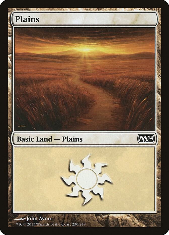 Plains 230 (Magic 2014 (M14))  - Foil | Good Games Adelaide SA