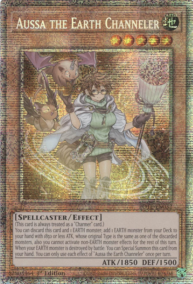 Aussa the Earth Channeler [POTE-EN032] Starlight Rare | Good Games Adelaide SA