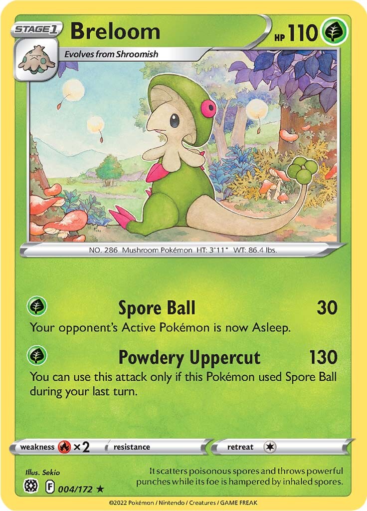 Breloom (004/172) [Sword & Shield: Brilliant Stars] | Good Games Adelaide SA