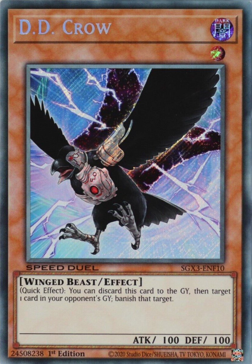 D.D. Crow [SGX3-ENF10] Secret Rare | Good Games Adelaide SA