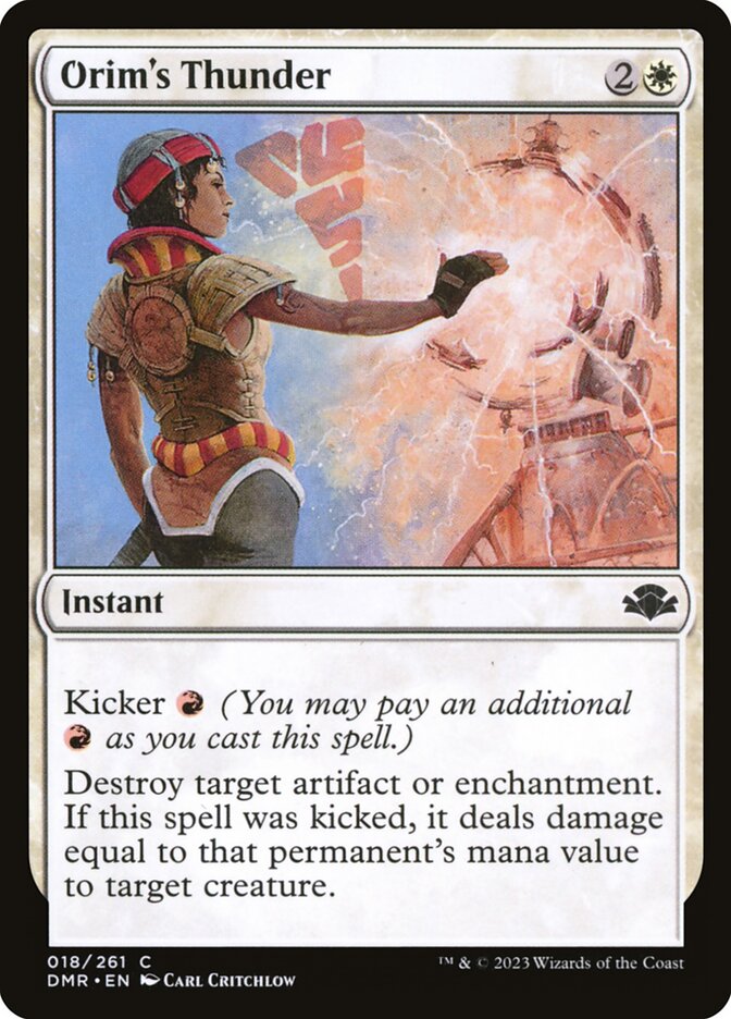 Orim's Thunder 18 (Dominaria Remastered)  - Foil | Good Games Adelaide SA
