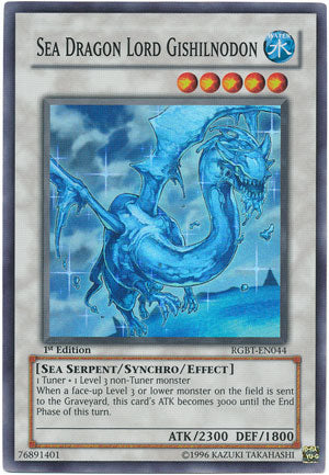 Sea Dragon Lord Gishilnodon [RGBT-EN044] Super Rare | Good Games Adelaide SA