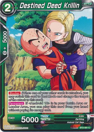 Destined Deed Krillin [BT2-081] | Good Games Adelaide SA