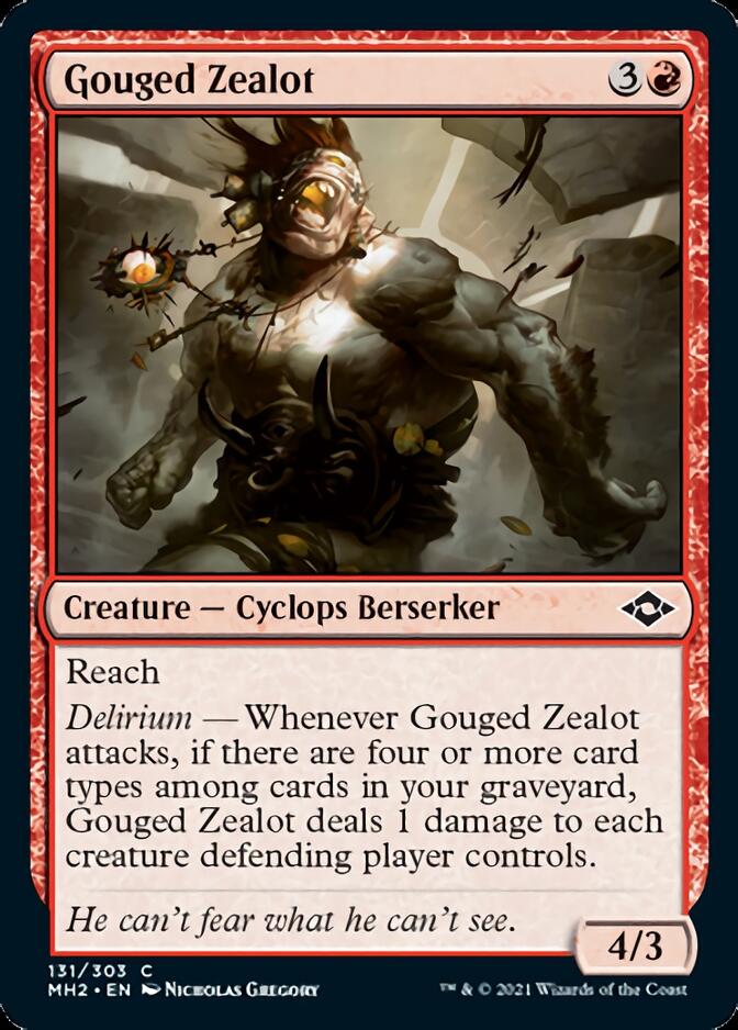 Gouged Zealot [Modern Horizons 2] | Good Games Adelaide SA