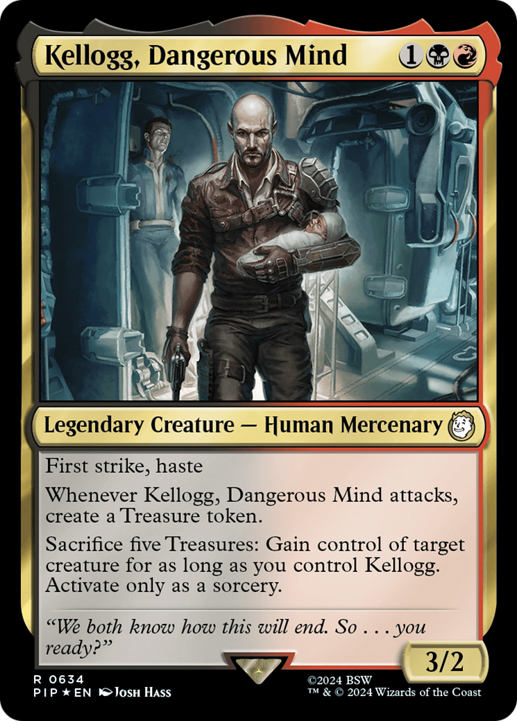 Kellogg, Dangerous Mind (Surge Foil) [Fallout] | Good Games Adelaide SA