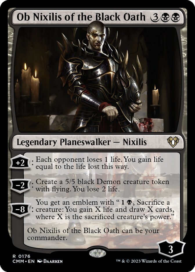 Ob Nixilis of the Black Oath 176 (Commander Masters)  - Foil | Good Games Adelaide SA