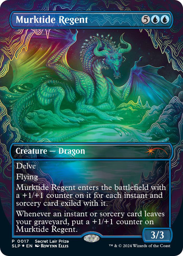 Murktide Regent 17 (Secret Lair Showdown)  - Borderless Foil | Good Games Adelaide SA
