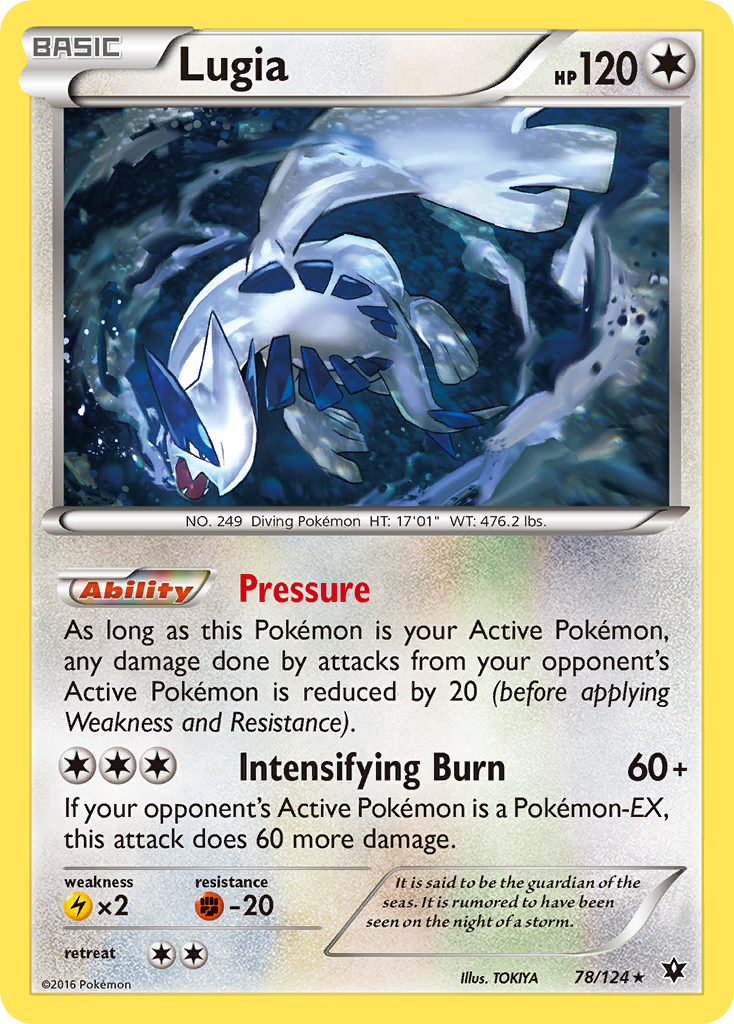 Lugia (78/124) [XY: Fates Collide] | Good Games Adelaide SA