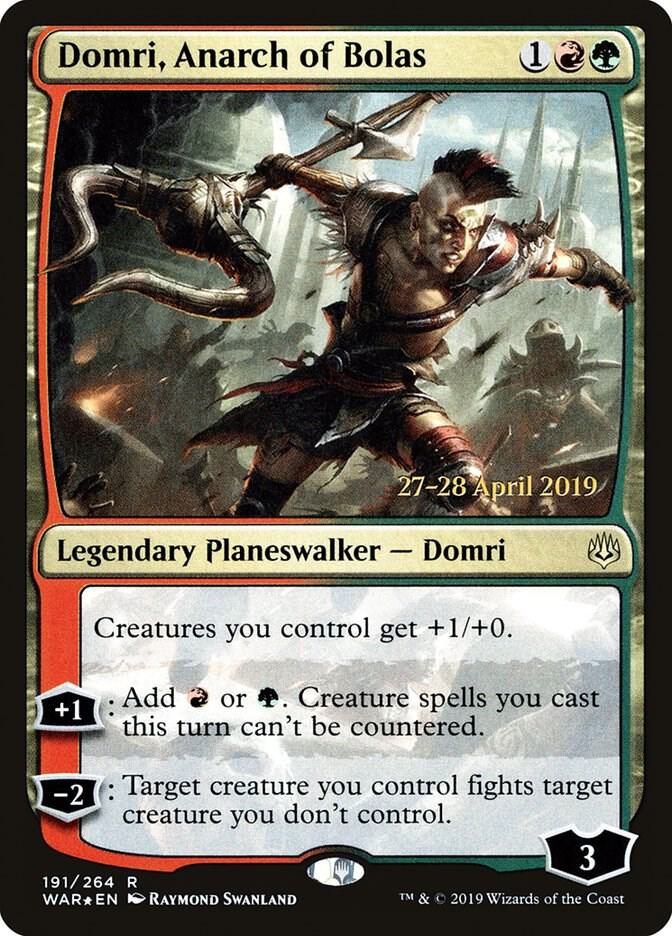 Domri Anarch of Bolas 191 (Prerelease Cards)  - Foil | Good Games Adelaide SA