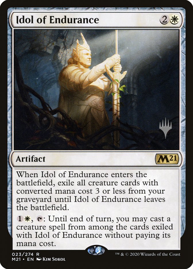 Idol of Endurance (Promo Pack) [Core Set 2021 Promos] | Good Games Adelaide SA