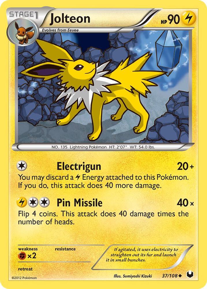 Jolteon 37/108 (Dark Explorers)  - Reverse Holofoil | Good Games Adelaide SA