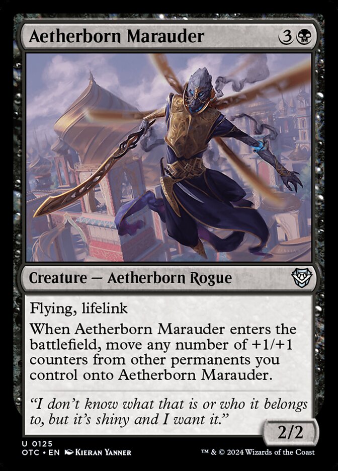 Aetherborn Marauder 125 (Commander: Outlaws of Thunder Junction)  | Good Games Adelaide SA